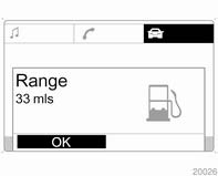 When the fuel level in the tank is low,