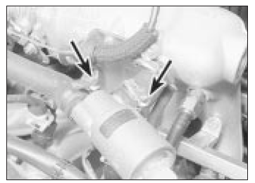 Fuel and exhaust systems - fuel-injected models