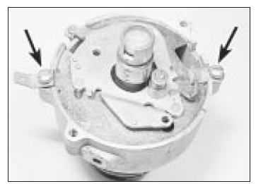 Contact breaker ignition system
